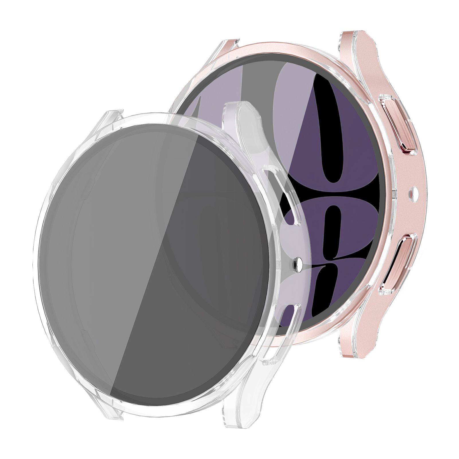 Samsung Smartwatch Accessories - حافظة من الزجاج المقسى + حافظة