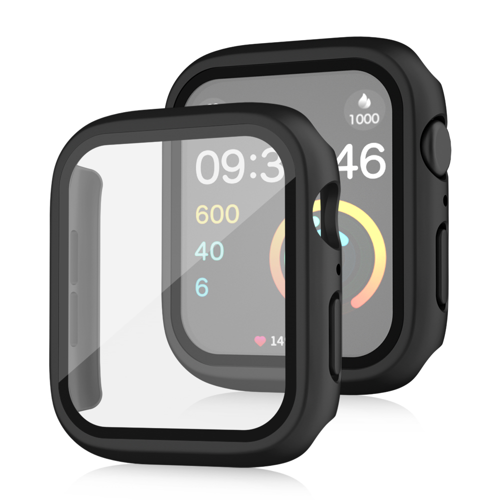 Smartwatch Band Accessories - الزجاج المقسى + غطاء لساعة أبل