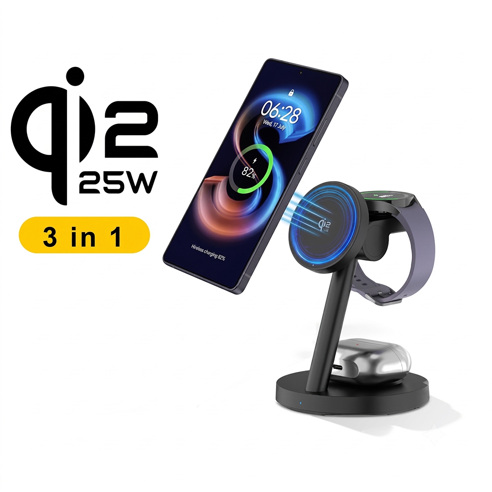 Smartwatch Ac - محطة شحن لاسلكي سريع 3 في