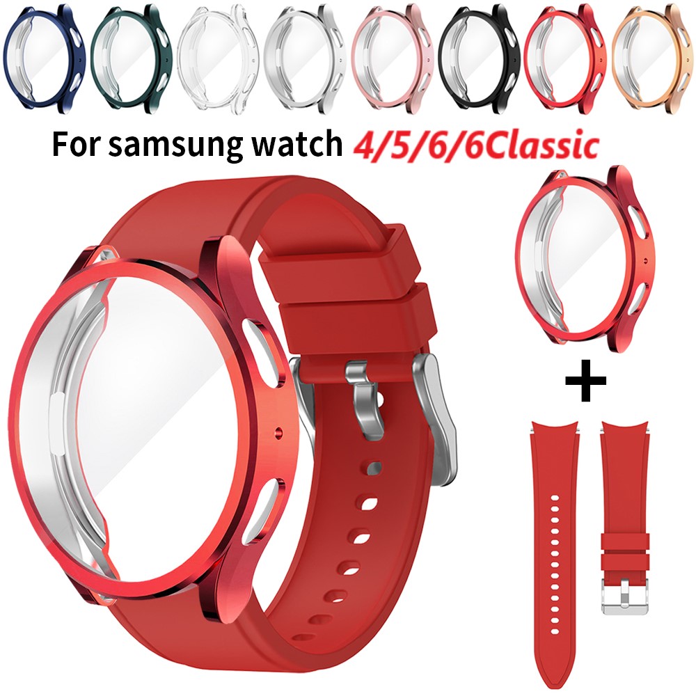 Accessories For Galaxy Watch 5 - واقية الحال + الفرقة لسامسونج غالاكسي