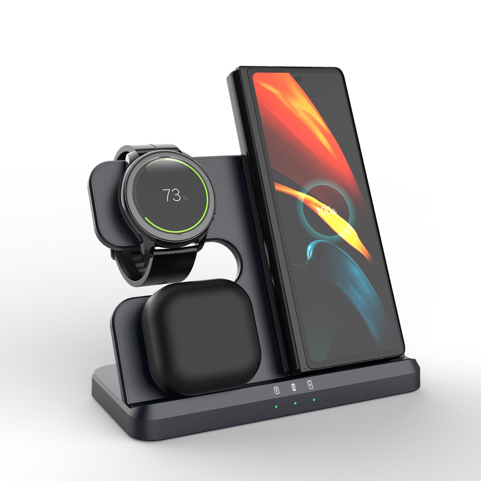 Smartwatch Ac - شاحن لاسلكي 3 في 1 مع