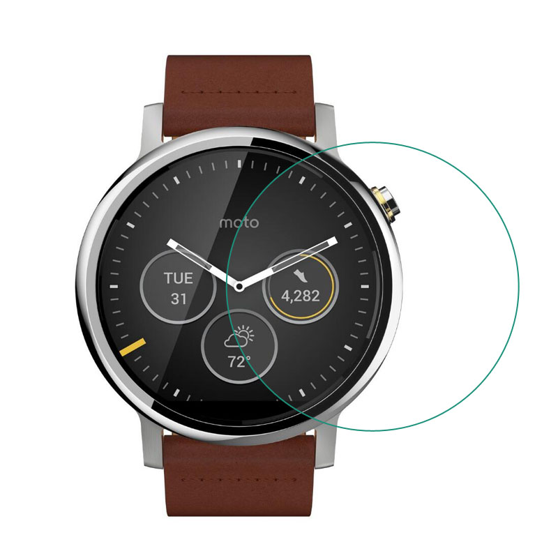 Motorola Smartwatch Accessories - الزجاج المقسى طبقة رقيقة واقية الحرس