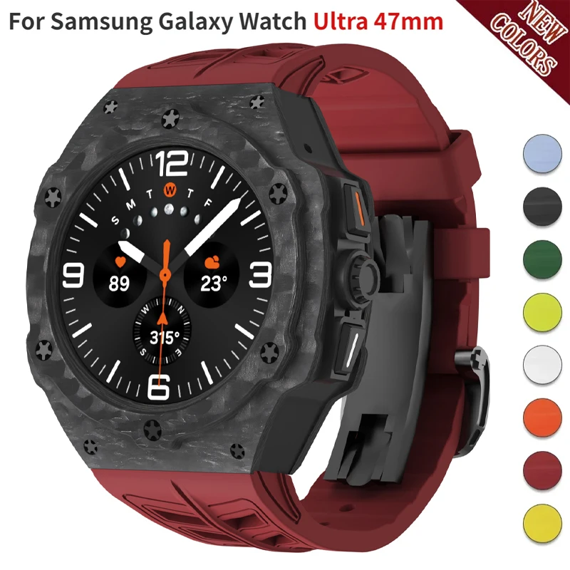 Samsung Smartwatch Accessories - مجموعة تعديل فاخرة لساعة سامسونج جالاكسي
