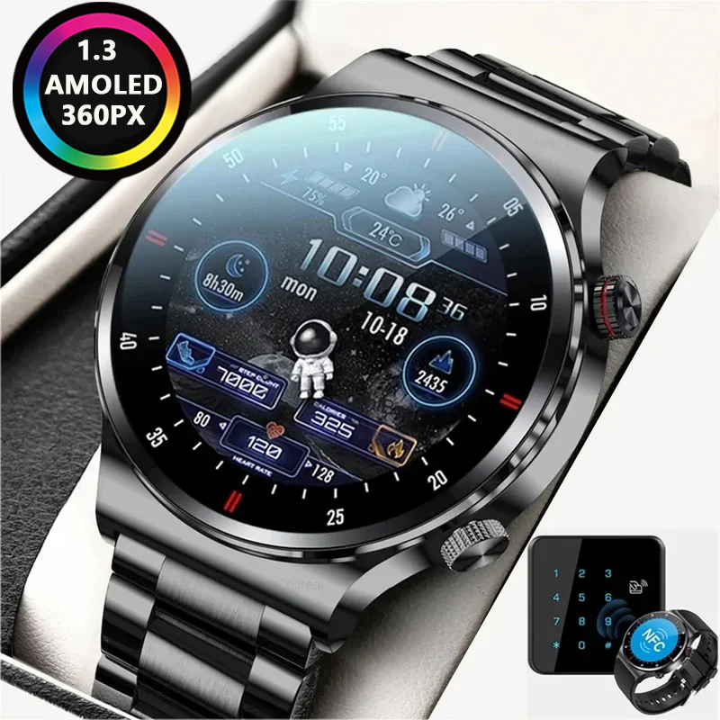 Smartwatch Faces - نظام تحديد المواقع ECG + PPG