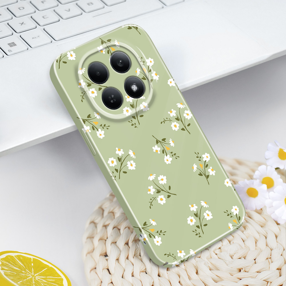 Xiaomi Redmi Note 14 - غطاء هاتف بتصميم زهرة النجمة لشاومي