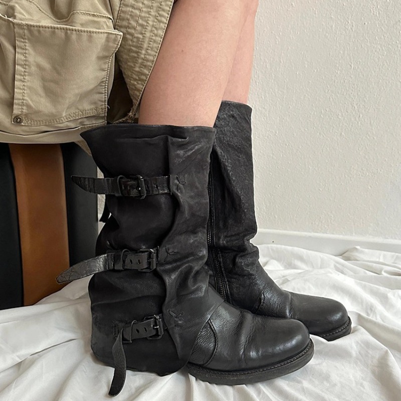 Leather Classic Strap - أحذية نسائية كلاسيكية فاخرة من الجلد