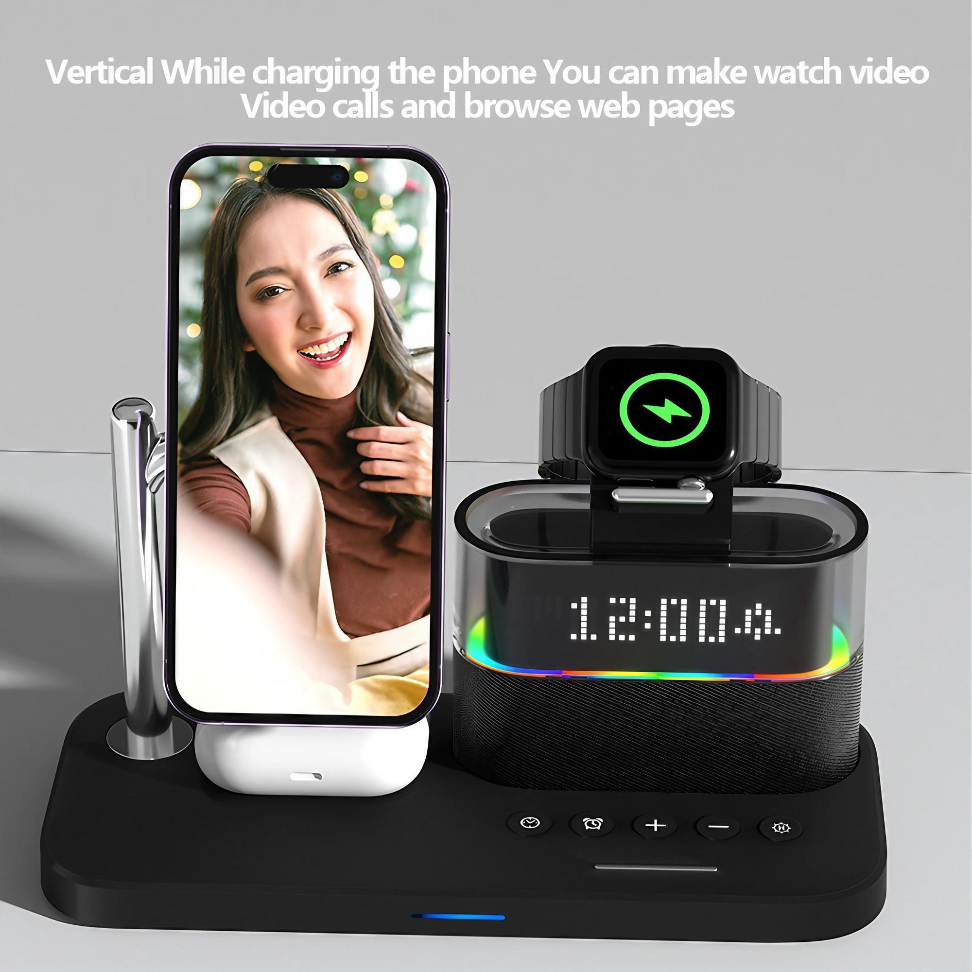 محطة شحن لاسلكية مغناطيسية لله - مراجعة Smartwatch Ac وسعره