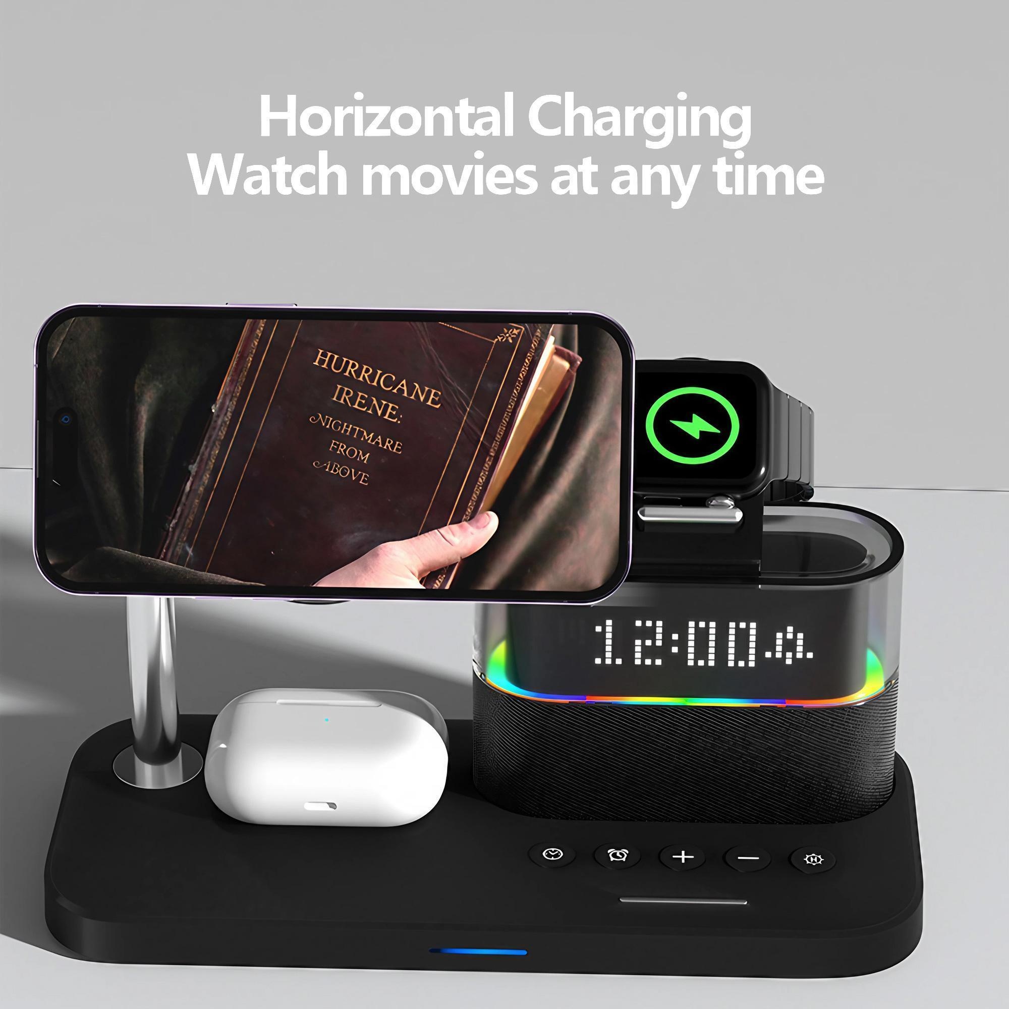 محطة شحن لاسلكية مغناطيسية لله - مراجعة Smartwatch Ac وسعره