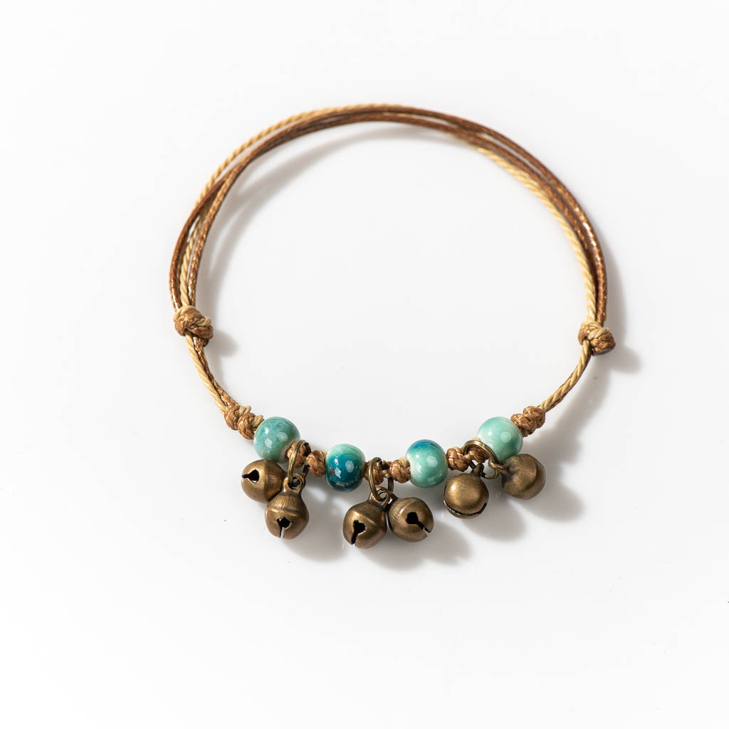 اليدوية السيراميك ريترو ستايل  - مراجعة Ceramic Link Bracelet وسعره