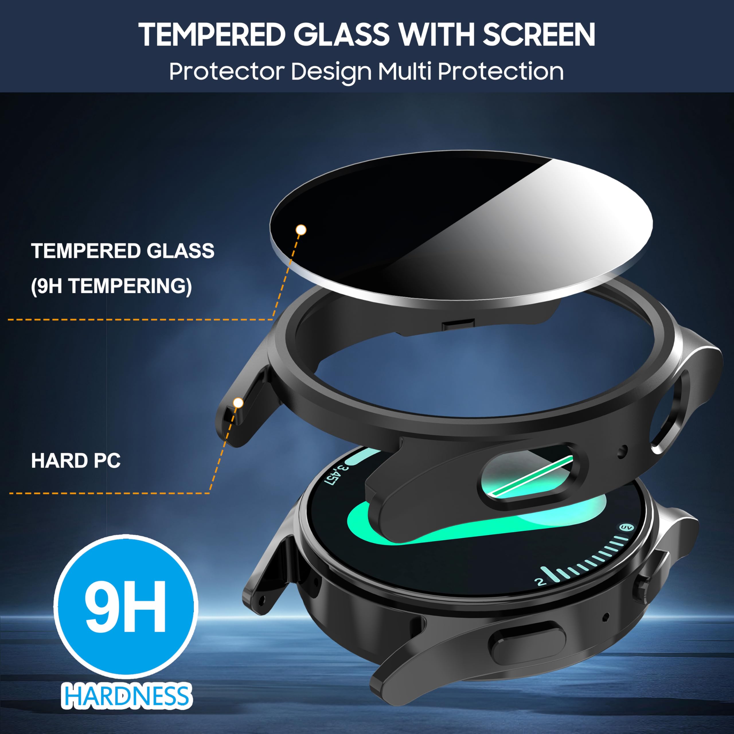 حافظة من الزجاج المقسى + حافظة - مراجعة Samsung Smartwatch Accessories وسعره