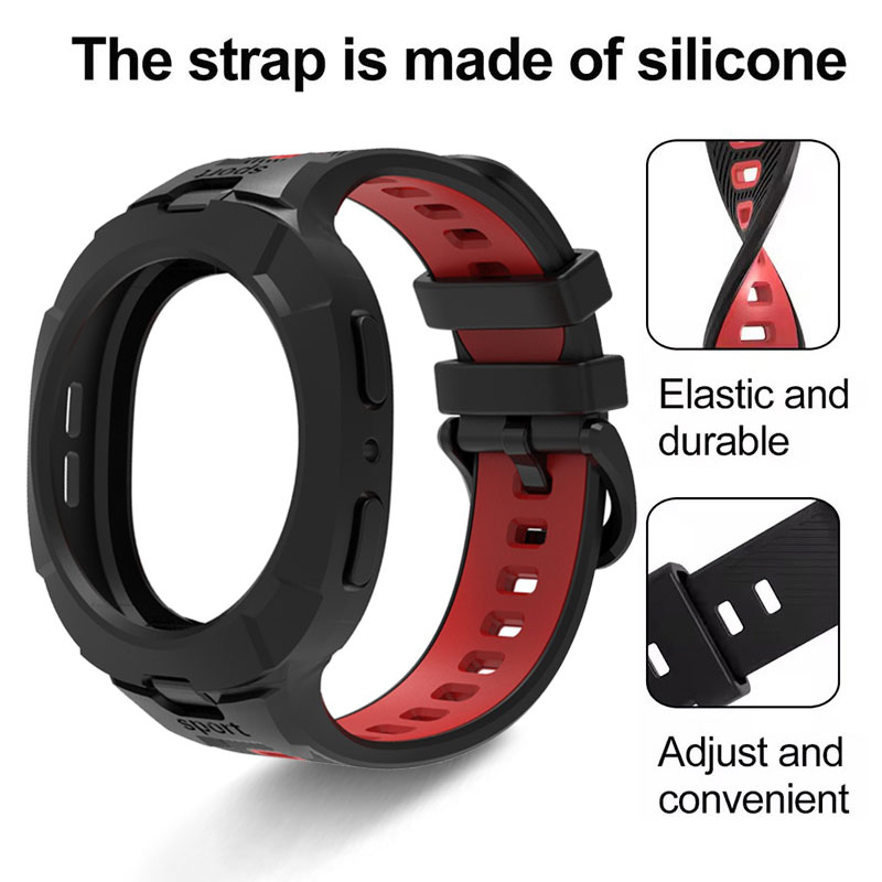 حافظة + حزام لساعة سامسونج جال - مراجعة Silicone Band Replacement وسعره