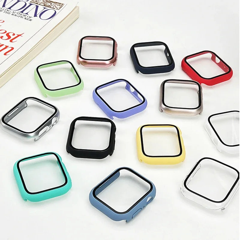 الزجاج المقسى + غطاء لساعة أبل - مراجعة Smartwatch Band Accessories وسعره