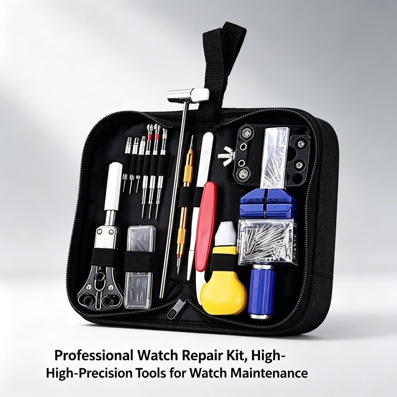 طقم أدوات إصلاح الساعات 147 قط - مراجعة Tool Kit Strap Change وسعره
