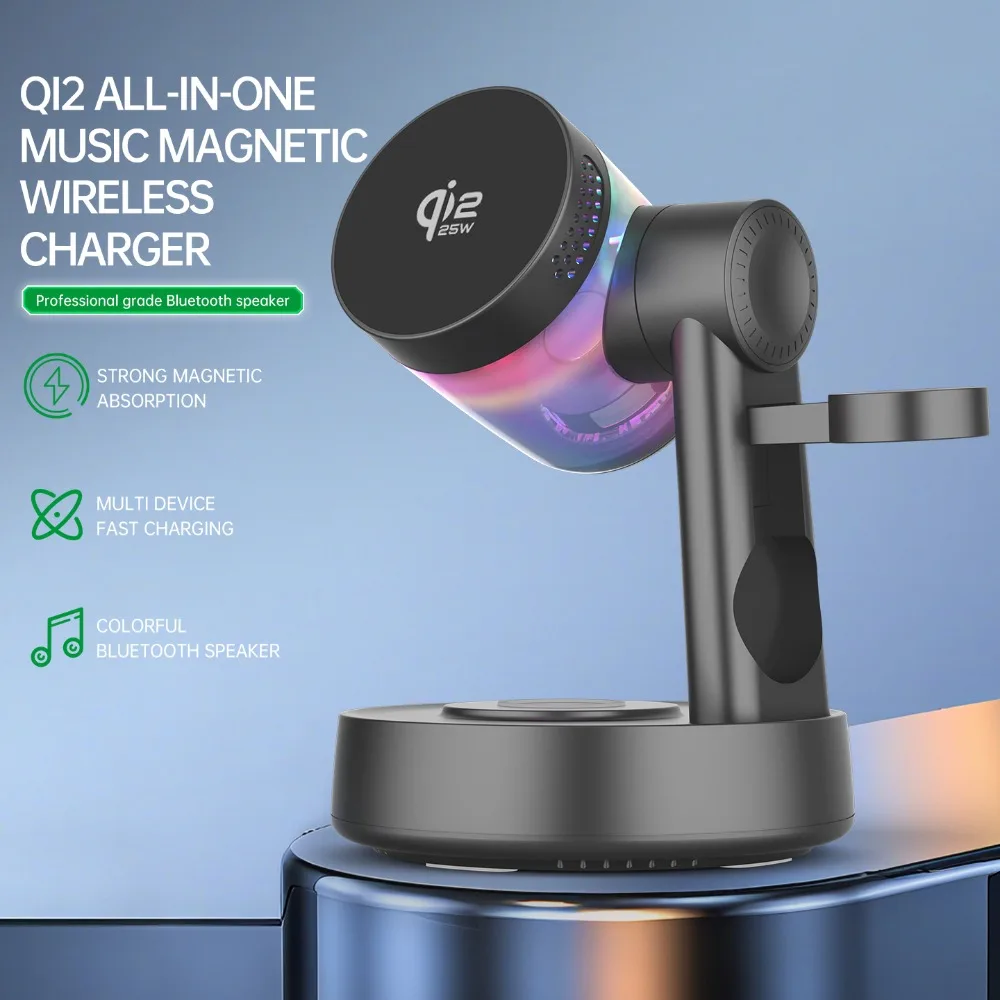 شاحن لاسلكي مغناطيسي Qi2 بقوة  - مراجعة Smartwatch Ac وسعره