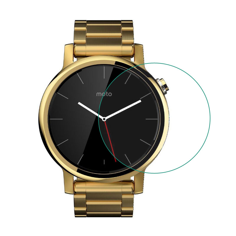 الزجاج المقسى طبقة رقيقة واقية - مراجعة Motorola Smartwatch Accessories وسعره