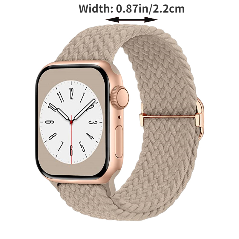 8 قطع/عبوة حزام ساعة أبل مرن م - مراجعة Sport Loop Strap وسعره