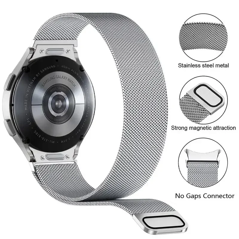 سريعة تناسب ميلانو الفرقة لساع - مراجعة Accessories For Galaxy Watch 5 وسعره