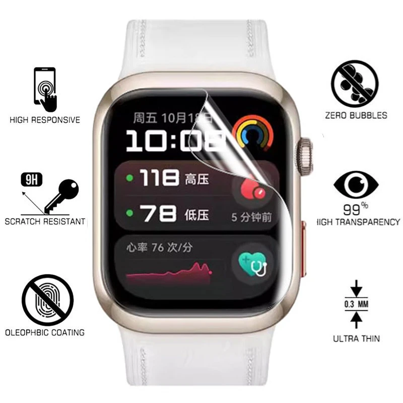 طبقة هيدروجيل من مادة TPU لساع - مراجعة Smartwatch Icon وسعره