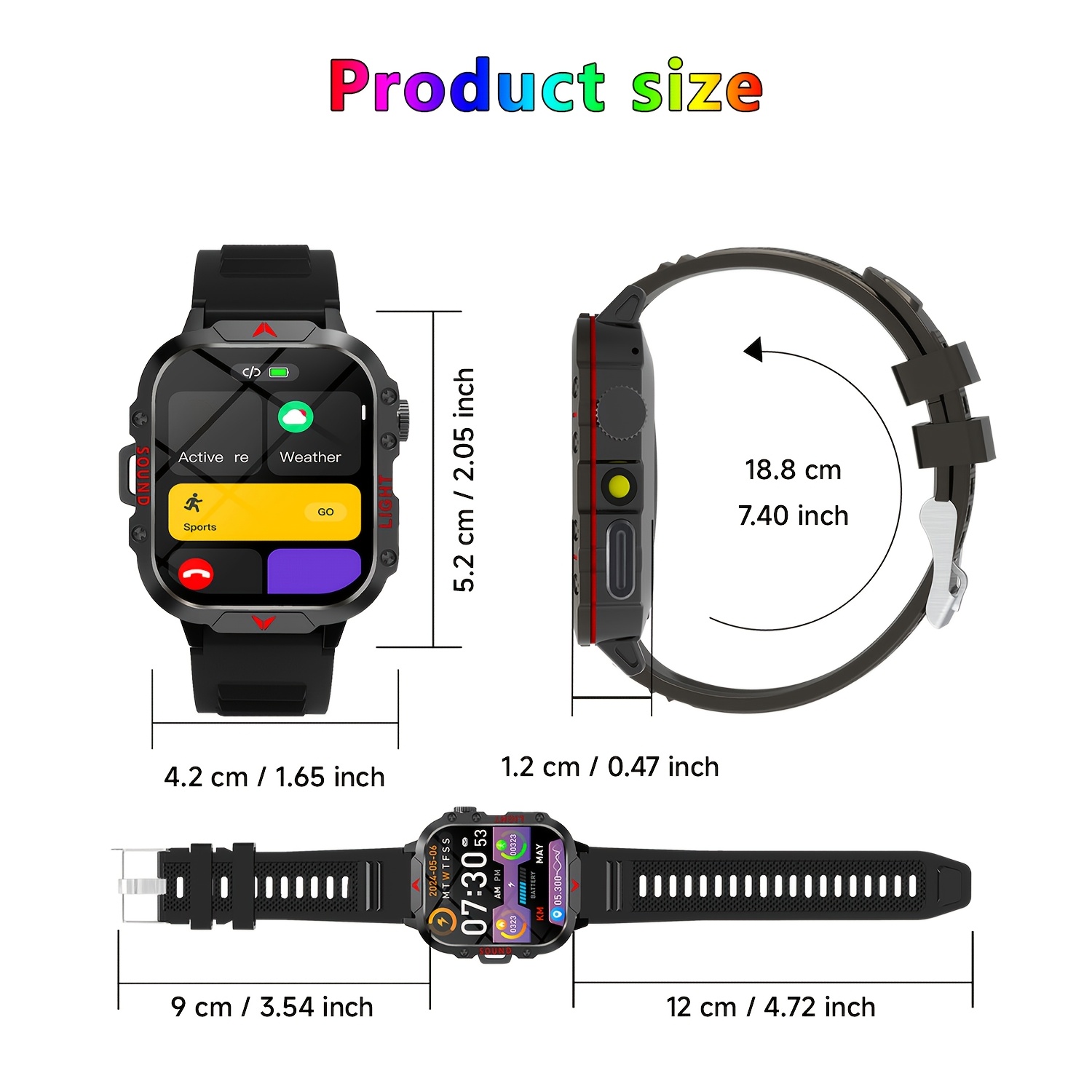 ساعة ذكية جديدة، مزودة بمصباح  - مراجعة Smartwatch Faces وسعره