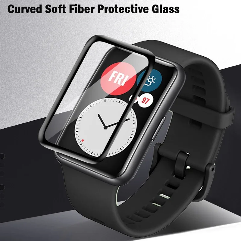 واقي شاشة زجاجي لين لساعة هاوا - مراجعة Smart Watch Accessories وسعره