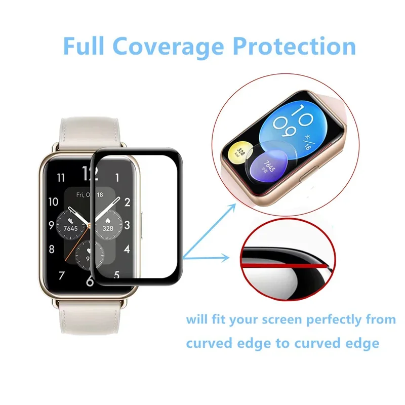 واقي شاشة زجاجي لين لساعة هاوا - مراجعة Smart Watch Accessories وسعره