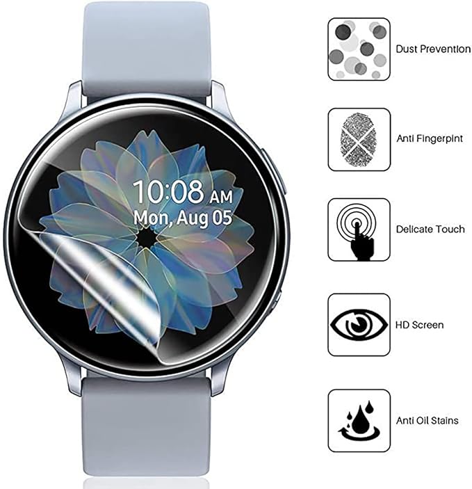 1-5 قطع من طبقة الهيدروجيل لسا - مراجعة Smart Watch Accessories وسعره