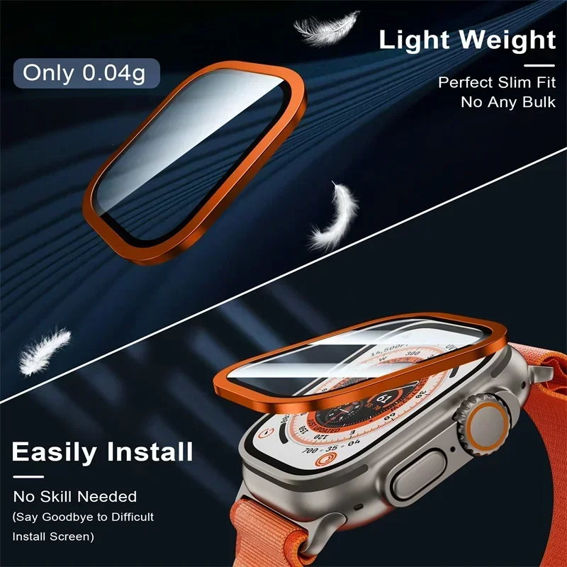 2 قطعة الزجاج المقسى لساعة أبل - مراجعة Smart Watch Accessories وسعره