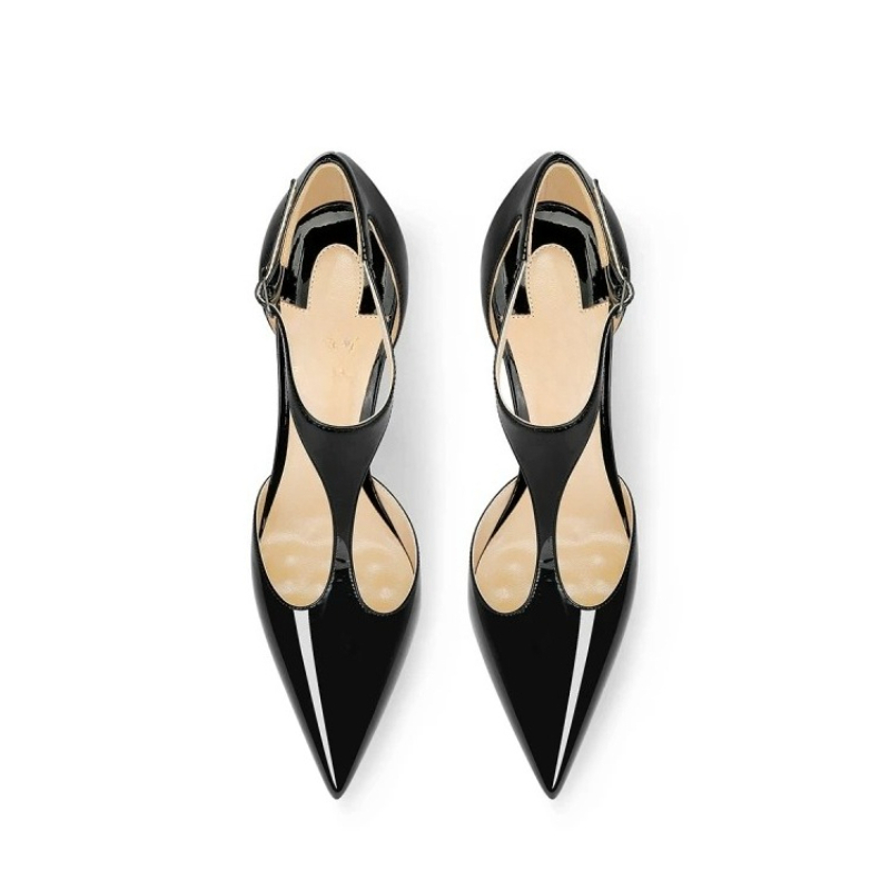 أحذية نسائية كلاسيكية بكعب عال - مراجعة Leather Classic Strap وسعره