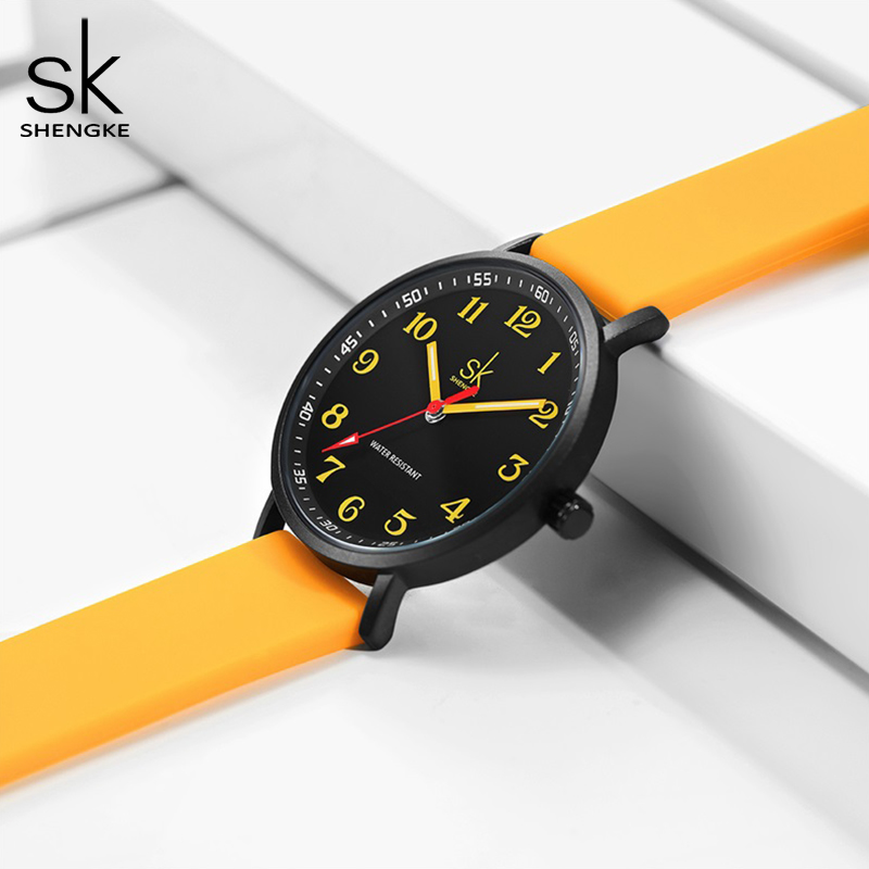SHENGKE-ساعات سيليكون حزام للن - مراجعة Sport Loop Strap وسعره
