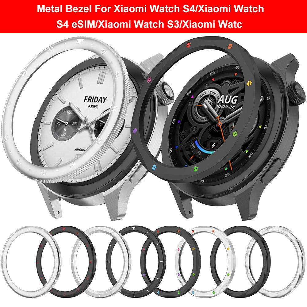 حلقة معدنية لساعة شاومي S4/S3، - مراجعة Xiaomi Smartwatch S4 Accessories وسعره