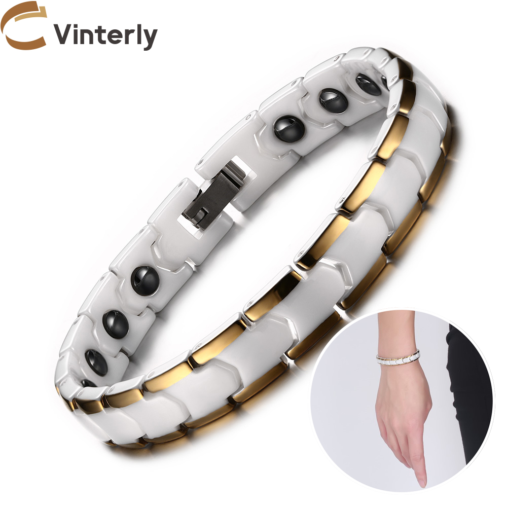 أساور فينترلي مضادة للخدش للنس - مراجعة Ceramic Link Bracelet وسعره