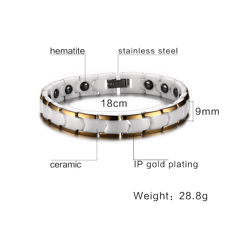 أساور فينترلي مضادة للخدش للنس - مراجعة Ceramic Link Bracelet وسعره