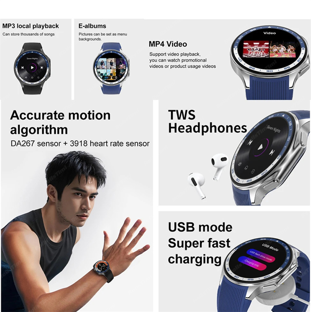 1.43 AMOLED ساعة ذكية ثلاثية ا - مراجعة Smartwatch X وسعره