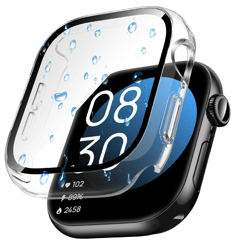 غطاء زجاجي + حافظة لساعة أبل 4 - مراجعة Smartwatch Band Accessories وسعره