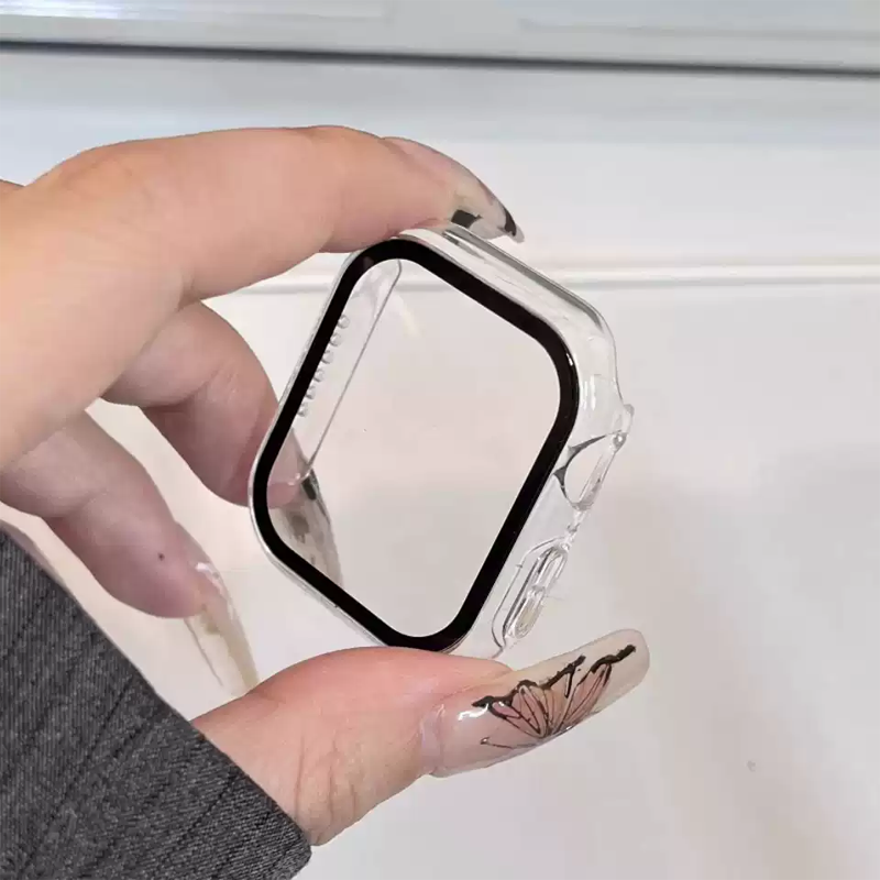غطاء زجاجي + حافظة لساعة أبل 4 - مراجعة Smartwatch Band Accessories وسعره