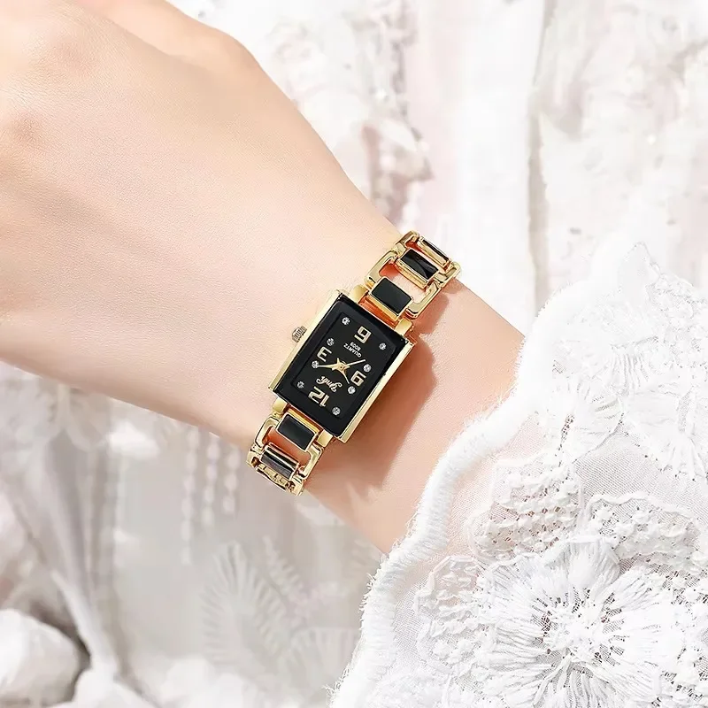 ساعة يد نسائية أنيقة فاخرة كهد - مراجعة Ceramic Link Bracelet وسعره