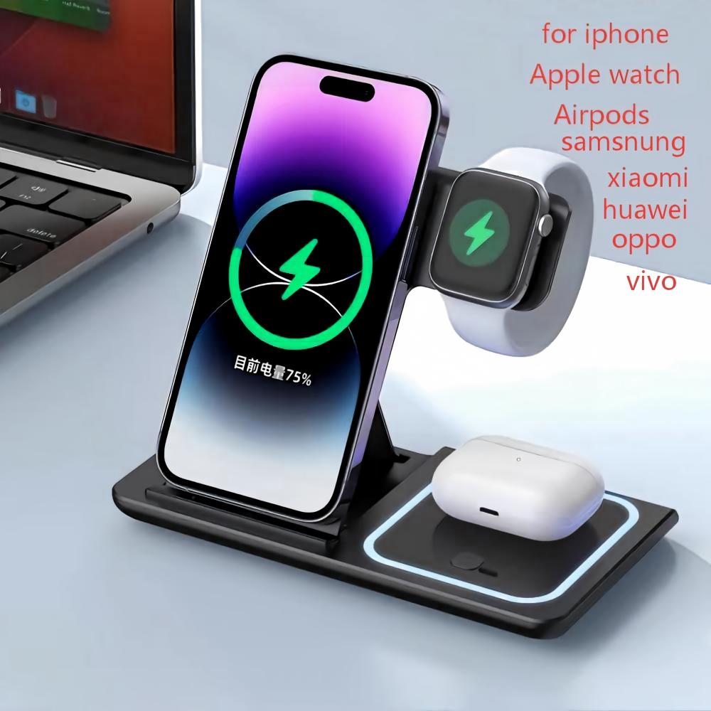 حامل شحن لاسلكي 3 في 1 قابل لل - مراجعة Smartwatch Ac وسعره
