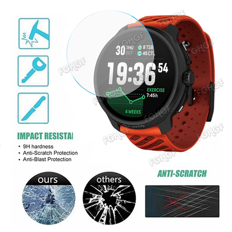 الزجاج المقسى طبقة رقيقة واقية - مراجعة Smart Watch Accessories وسعره
