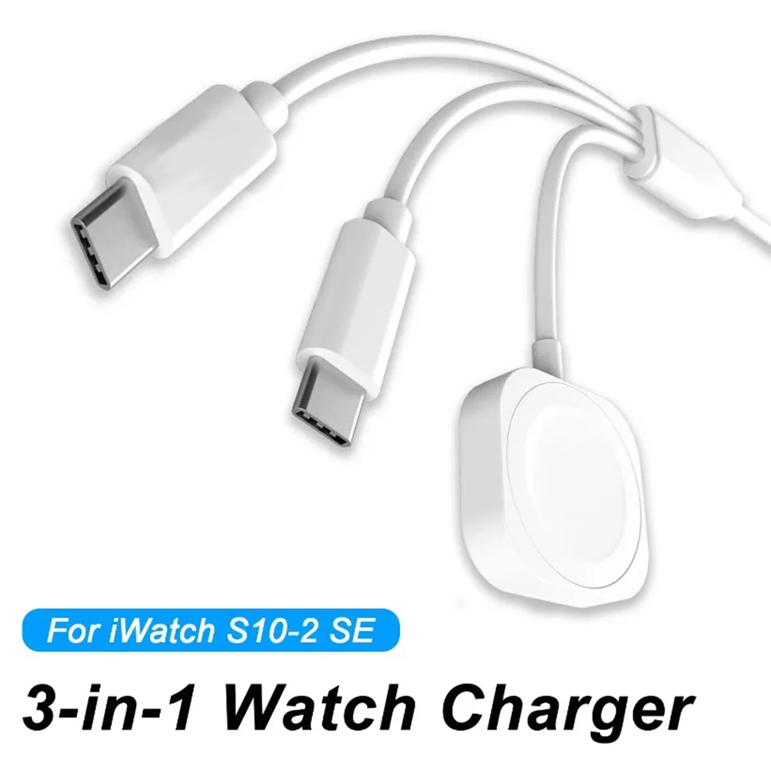 شاحن ساعة مغناطيسي 3 في 1 مع ك - مراجعة Watch Charger Cable وسعره