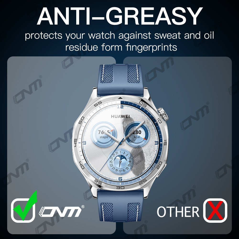 واقي شاشة 2.5D لساعة هواوي GT  - مراجعة Titan Smartwatch Accessories وسعره