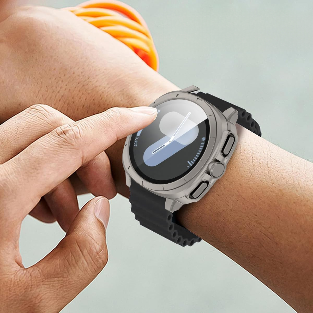 غطاء زجاجي + حافظة لساعة سامسو - مراجعة Samsung Smartwatch Accessories وسعره