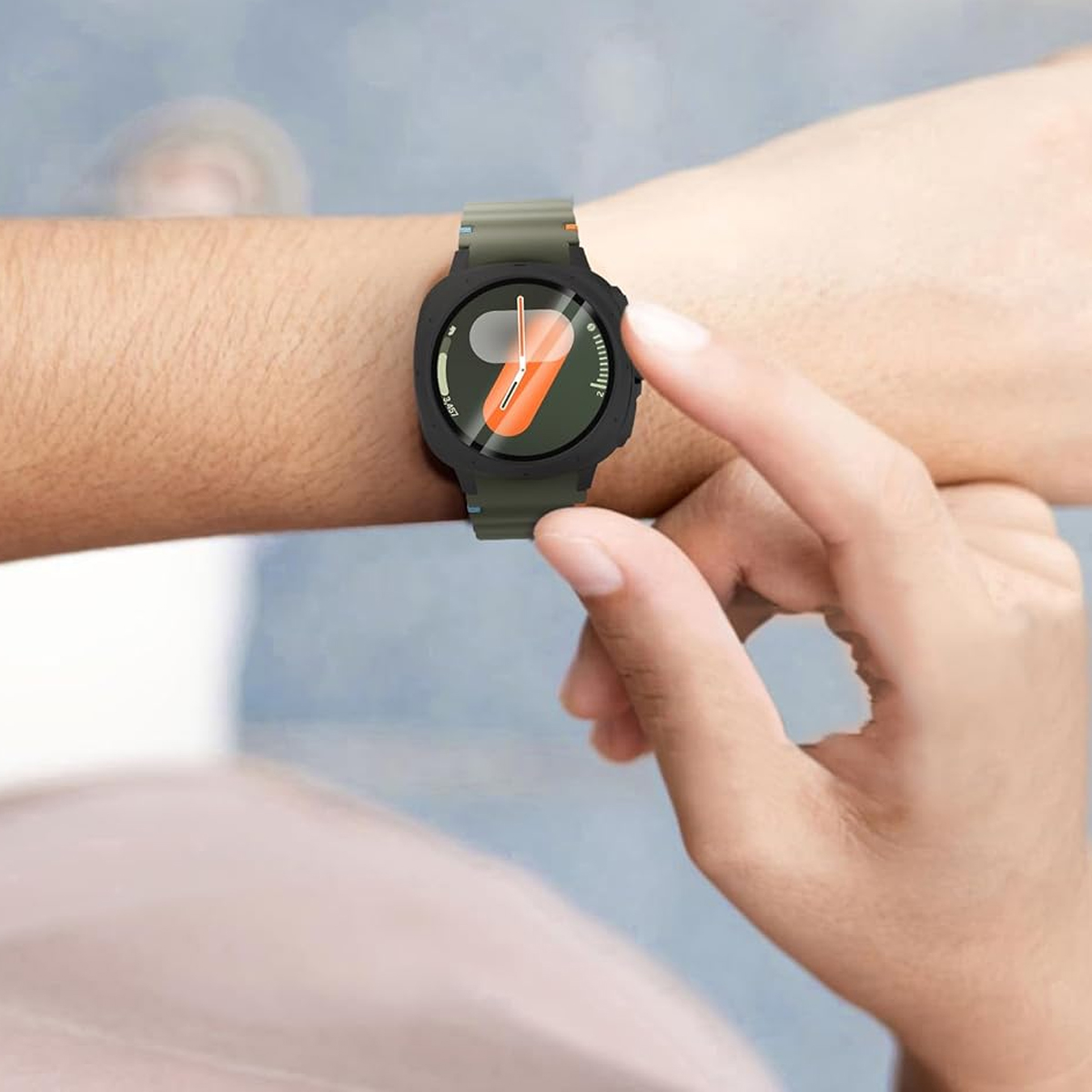 غطاء زجاجي + حافظة لساعة سامسو - مراجعة Samsung Smartwatch Accessories وسعره