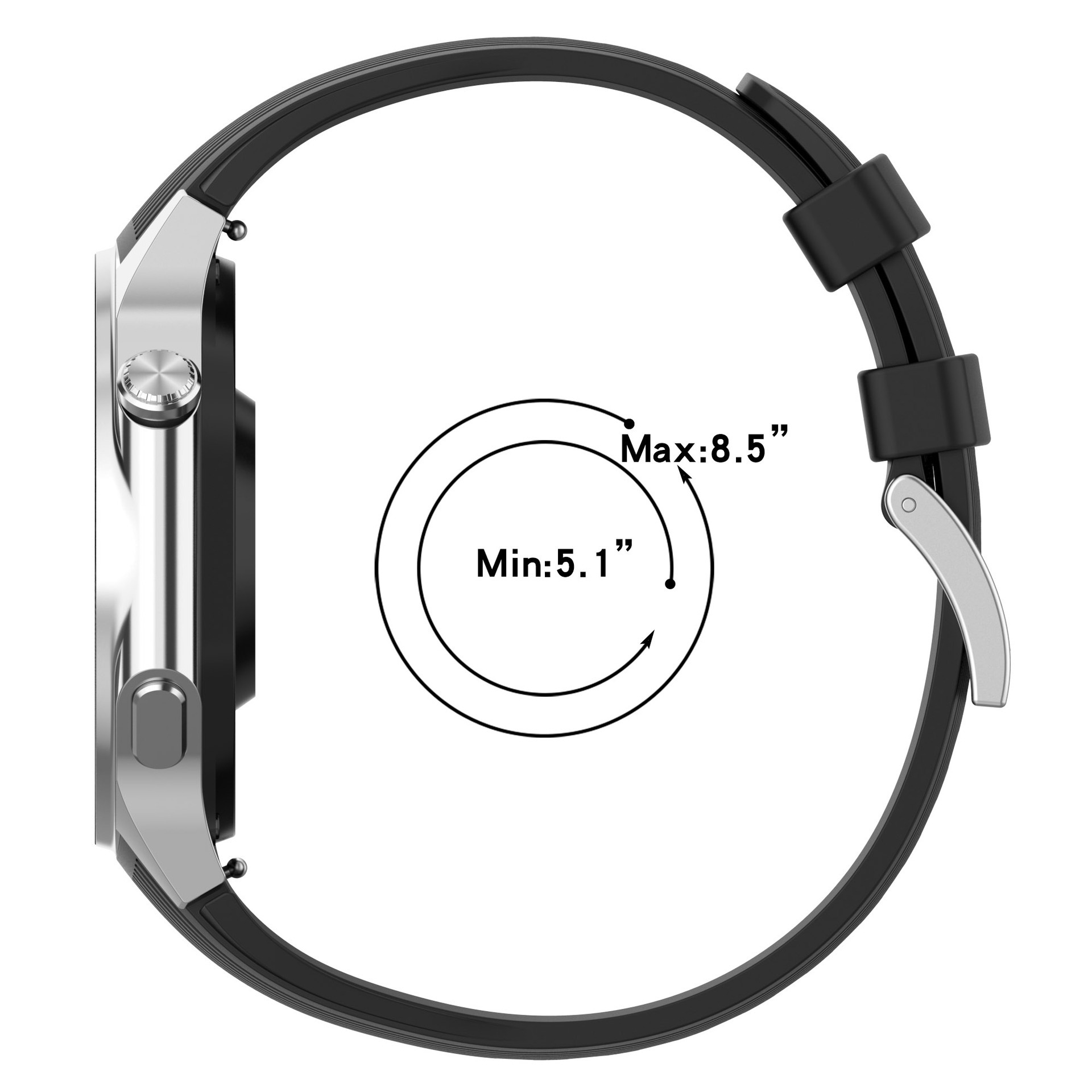 لا فجوة سيليكون حزام الساعات ل - مراجعة Smartwatch X2 وسعره
