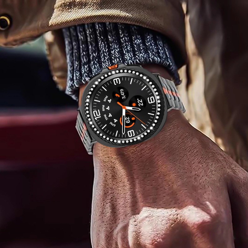 غطاء إطار معدني لساعة سامسونج  - مراجعة Samsung Smartwatch Accessories وسعره