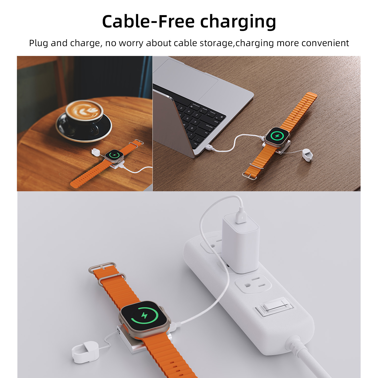 Bonola ساعة مغناطيسية شاحن لاس - مراجعة Watch Charger Cable وسعره
