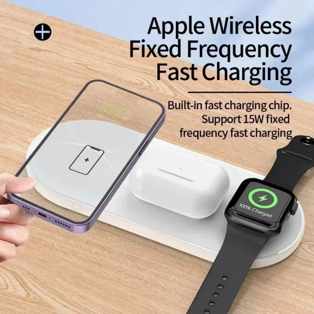 محطة شحن لاسلكية 3 في 1 سريعة  - مراجعة Smartwatch Ac وسعره