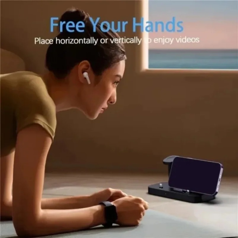 شاحن لاسلكي 3 في 1 بملف مزدوج  - مراجعة Watch Charger Cable وسعره