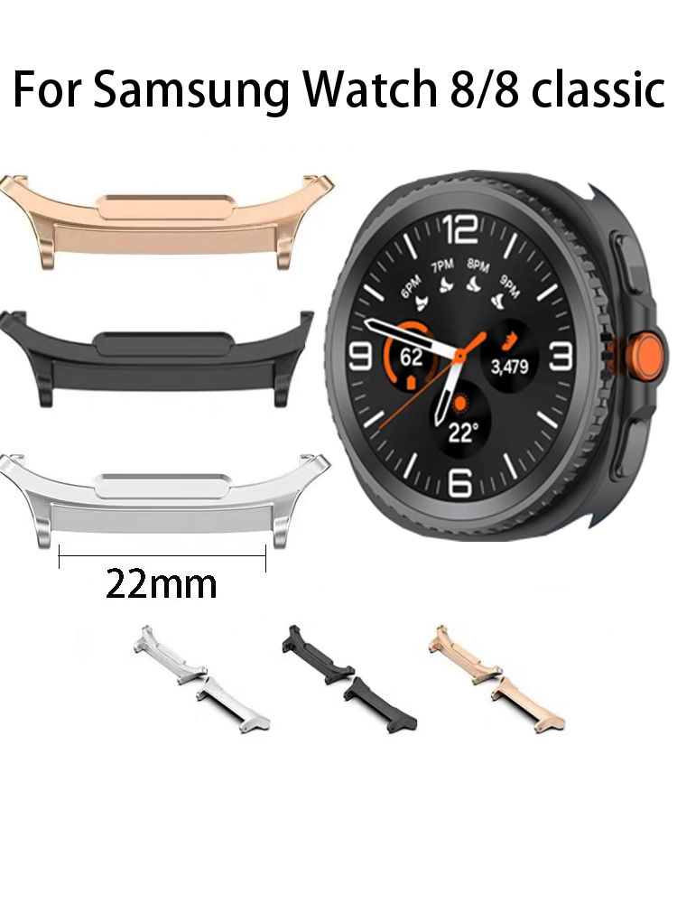 22 مللي متر حزام الساعات موصل  - مراجعة Smartwatch Band Accessories وسعره