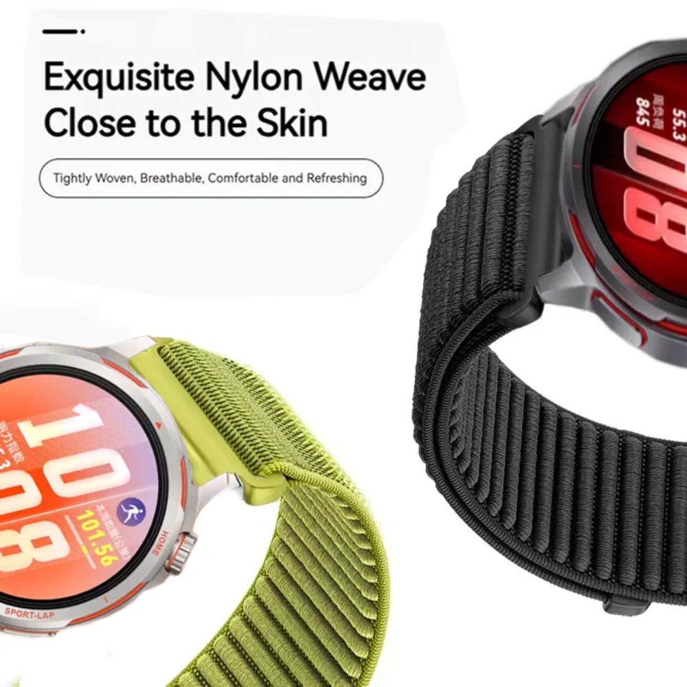 حزام نايلون 18/20/22 مم لساعة  - مراجعة Titan Smartwatch Accessories وسعره