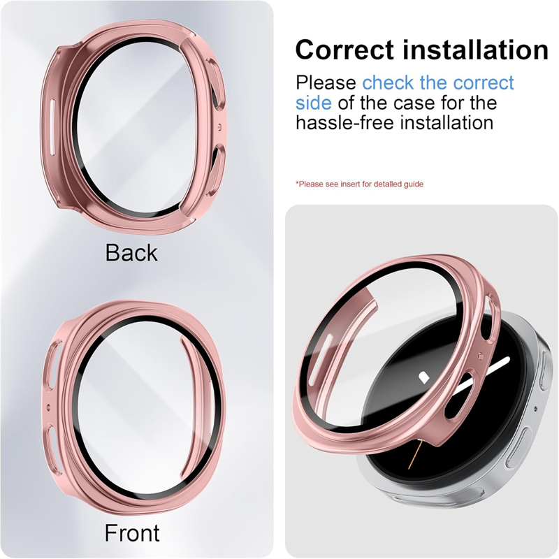 زجاج مقسى + حافظة لساعة سامسون - مراجعة Samsung Smartwatch Accessories وسعره